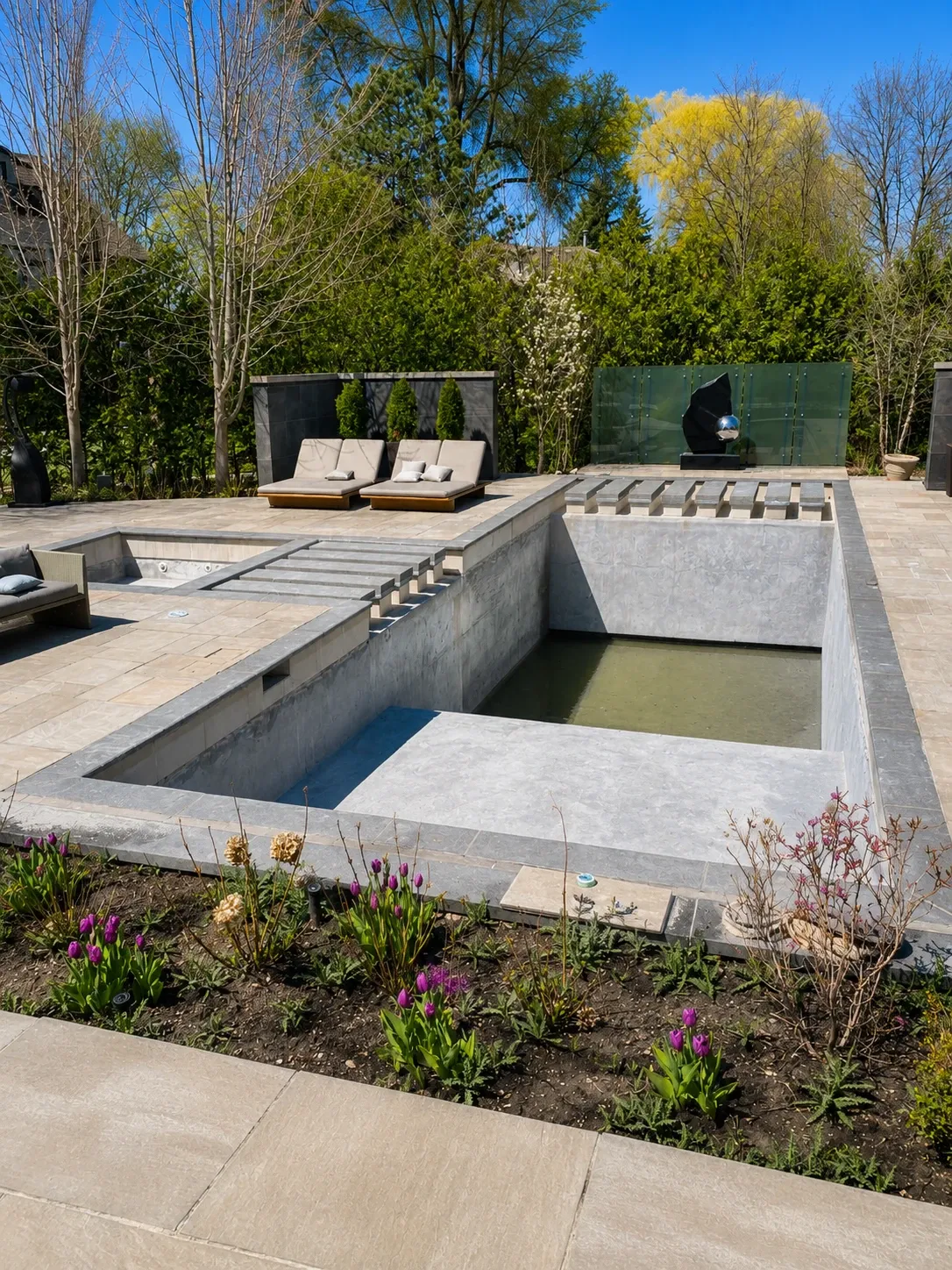 Architectural pool coping project